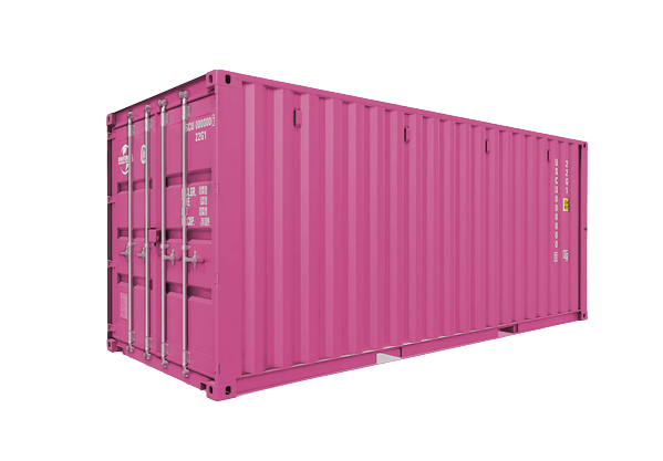Shipping container for transportation